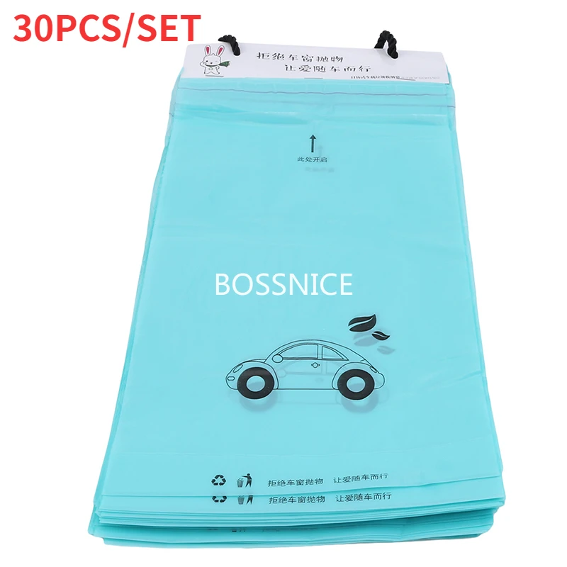 50 шт. Портативный свисающий на мусорный мешок стильная футболка с изображением