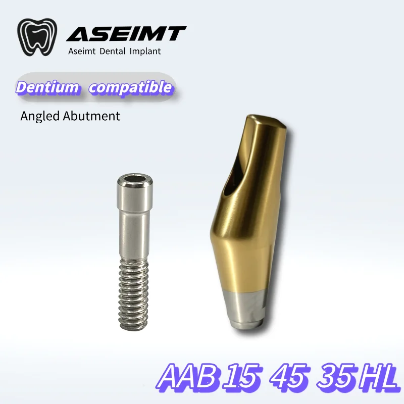 Фото Титановый угловой абатмент Dentium 15 ° /25 °   OEM ODM CAD/CAM Предварительно фрезерованные индивидуальные зубные абатменты: прямые поставки с завода, быстрая отгрузка №4