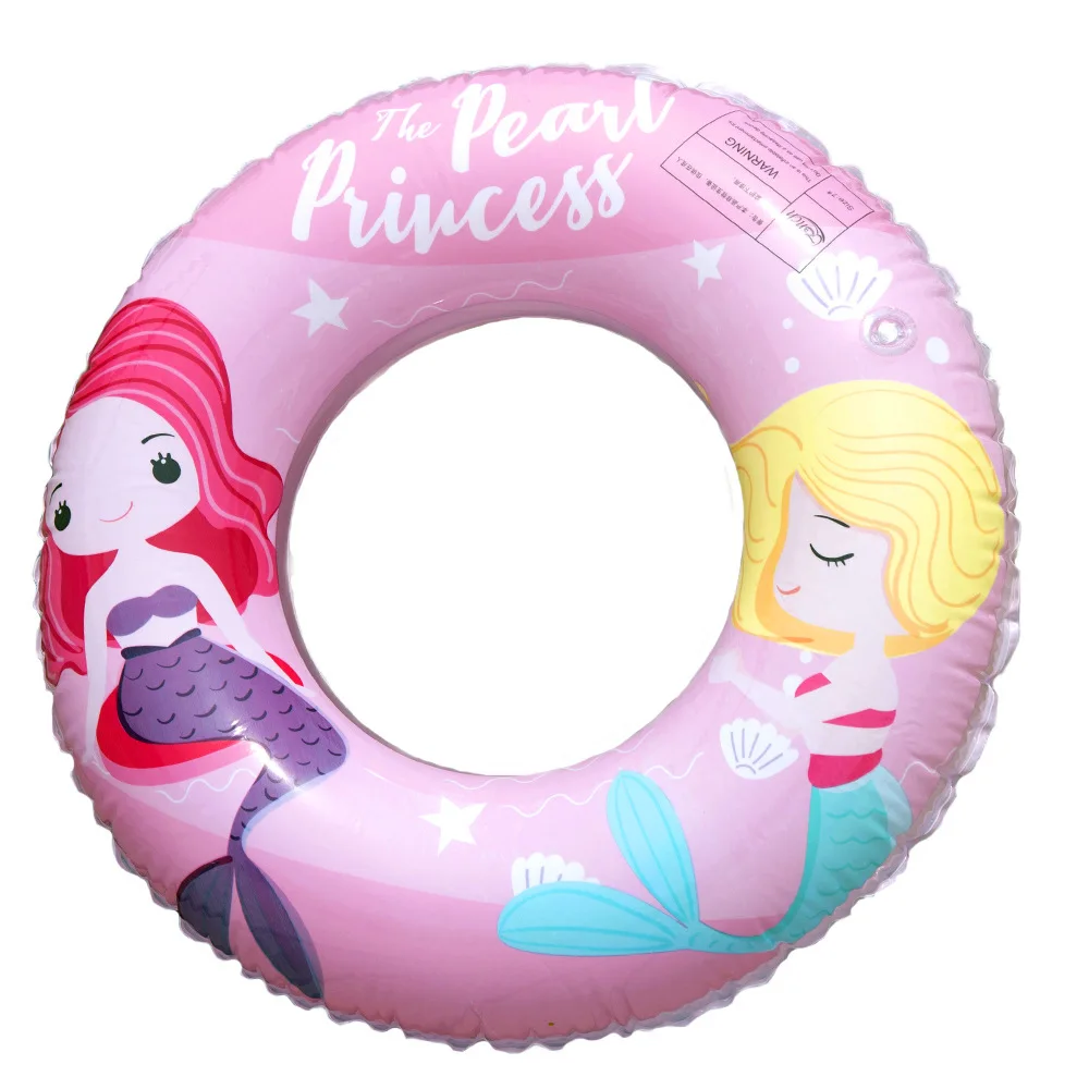 Rooxin Mermaid Pool Foats Baby Swimming Ring Swimming Circle Inflatable Pool Buoys Rubber Ring for Beach Party Water Fun Toys images - 6