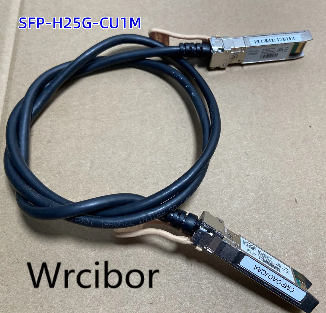 Used Cisco SFP-H25G-CU1M 25G SFP28 DAC Passive Cable