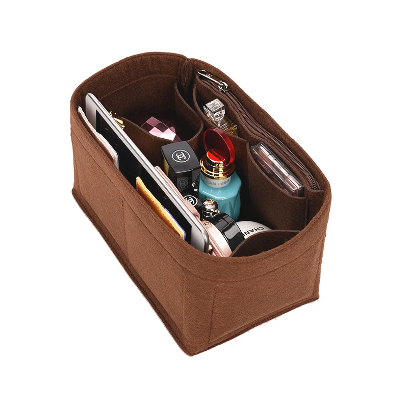 Felt Purse Insert Organizer, Bag in Bag Tote & Handbag Inner Shaper, Makeup Storage For Speedy 25 30 35