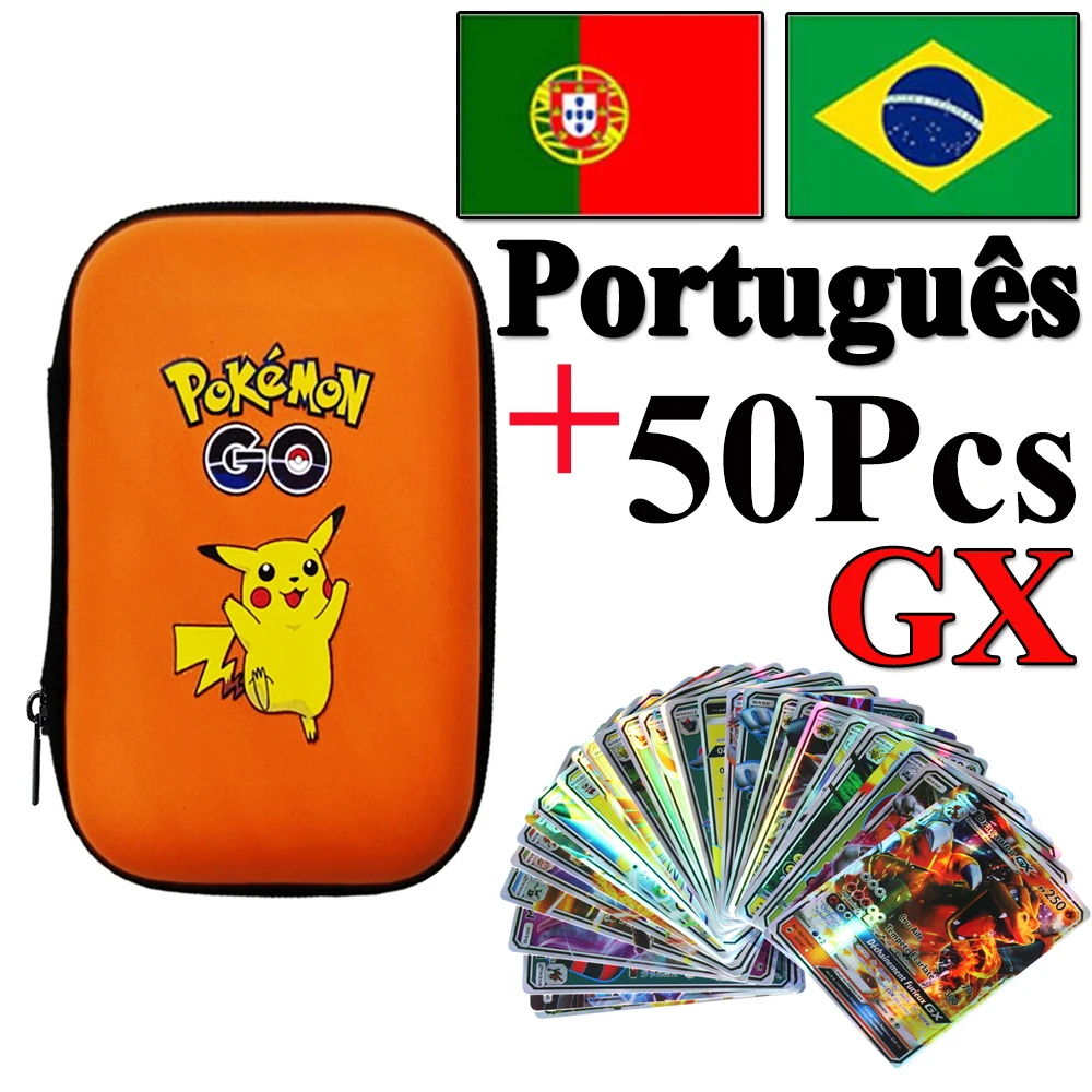 

Держатель альбома карты покемона в португальской этикетке команда GX V VMAX тренировочные голографические игральные карты для всей команды де...