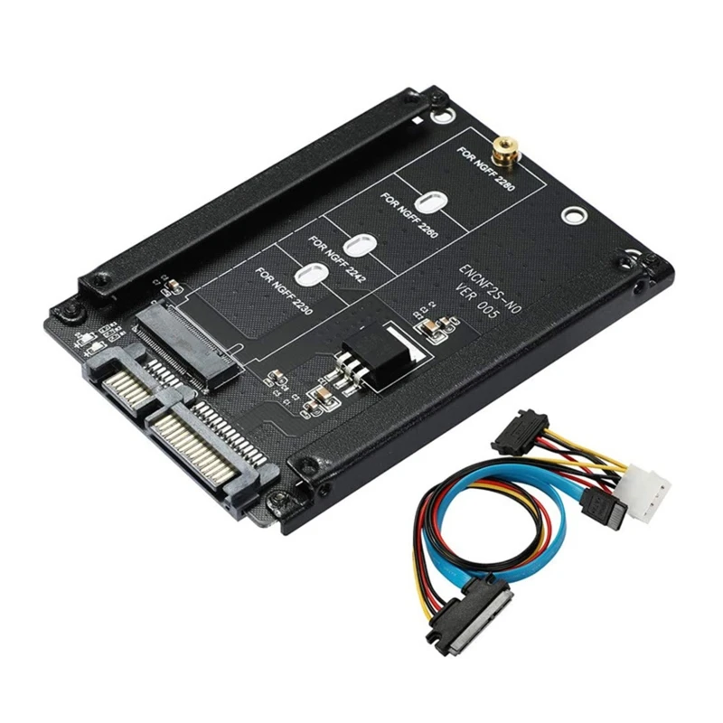 N58E 6Gb/s NGFF to 3 Adapter Card  M.2 SSD to 2.5" III SSD Drives Converter