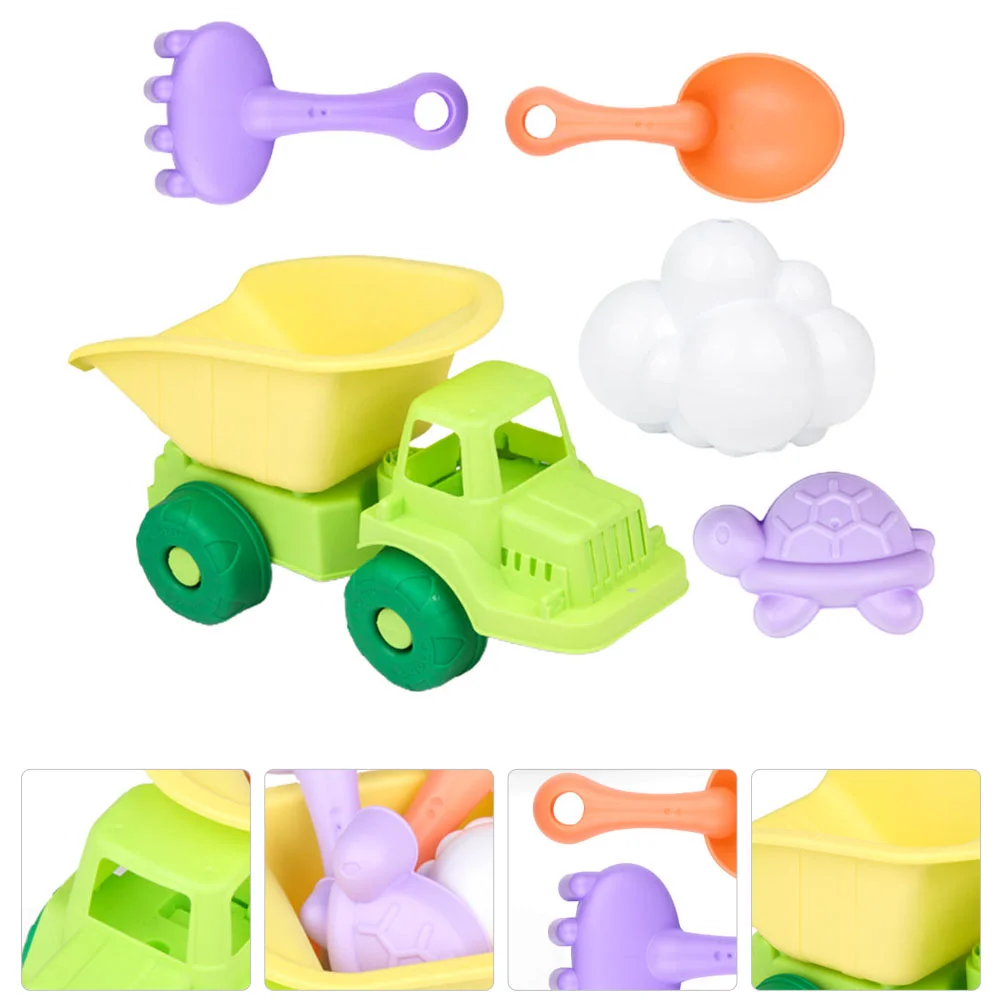 

Пляжные игрушки с песком, детские игрушки, Набор игрушечных инструментов для детей, грузовик, игровой пакет, интересные летние формы, экскав...
