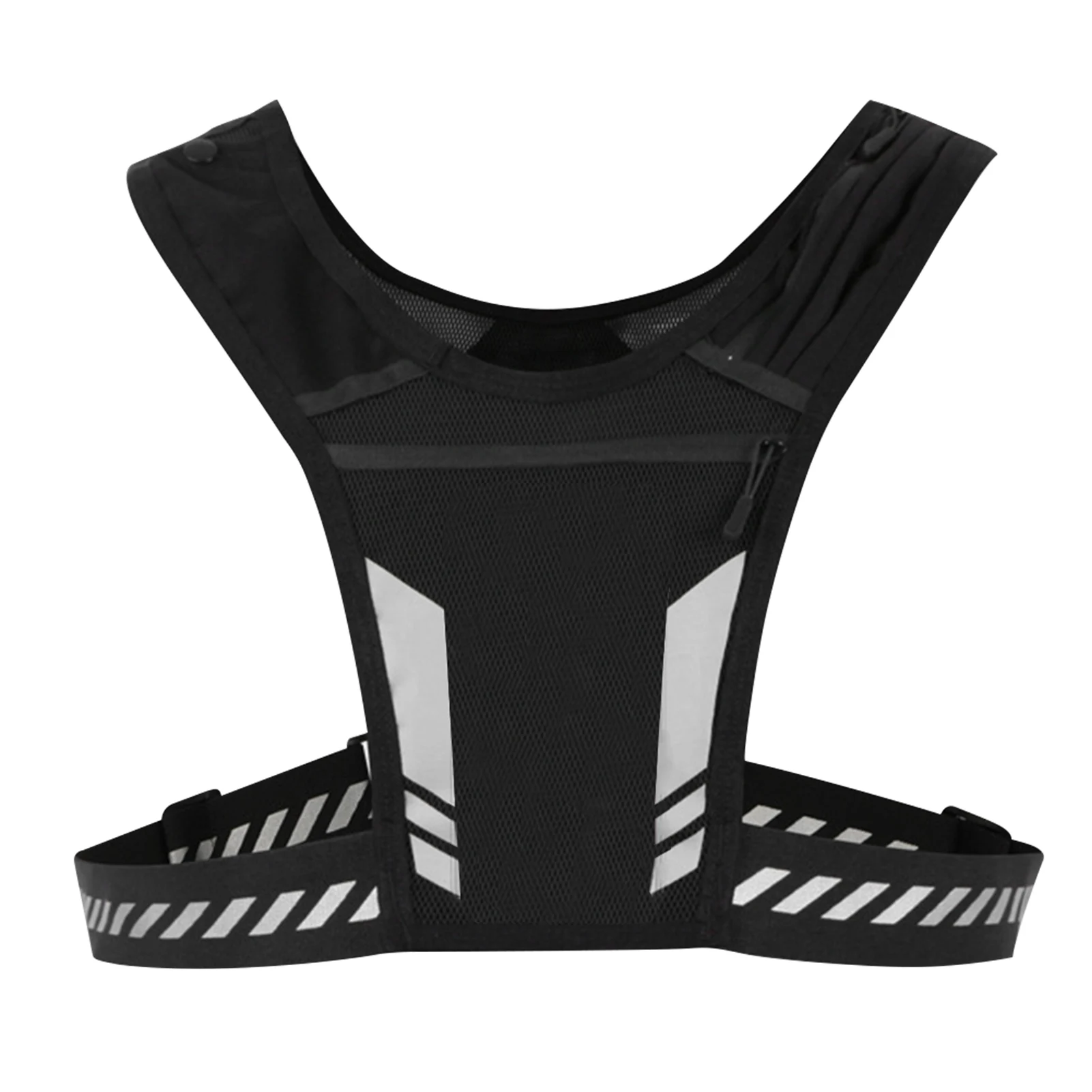 

Adjustable Waistband Cycling Phone Holder Climbing Water Bottle Reflective Gym Running Vest With Pockets Lightweight Men Women