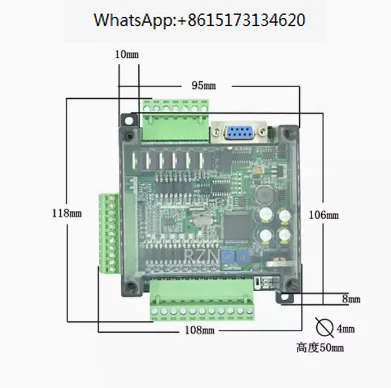 

FX1N FX2N FX3U 14MR 6AD 2DA PLC RS232 RS485 Modbus RTU 24VDC для PLC