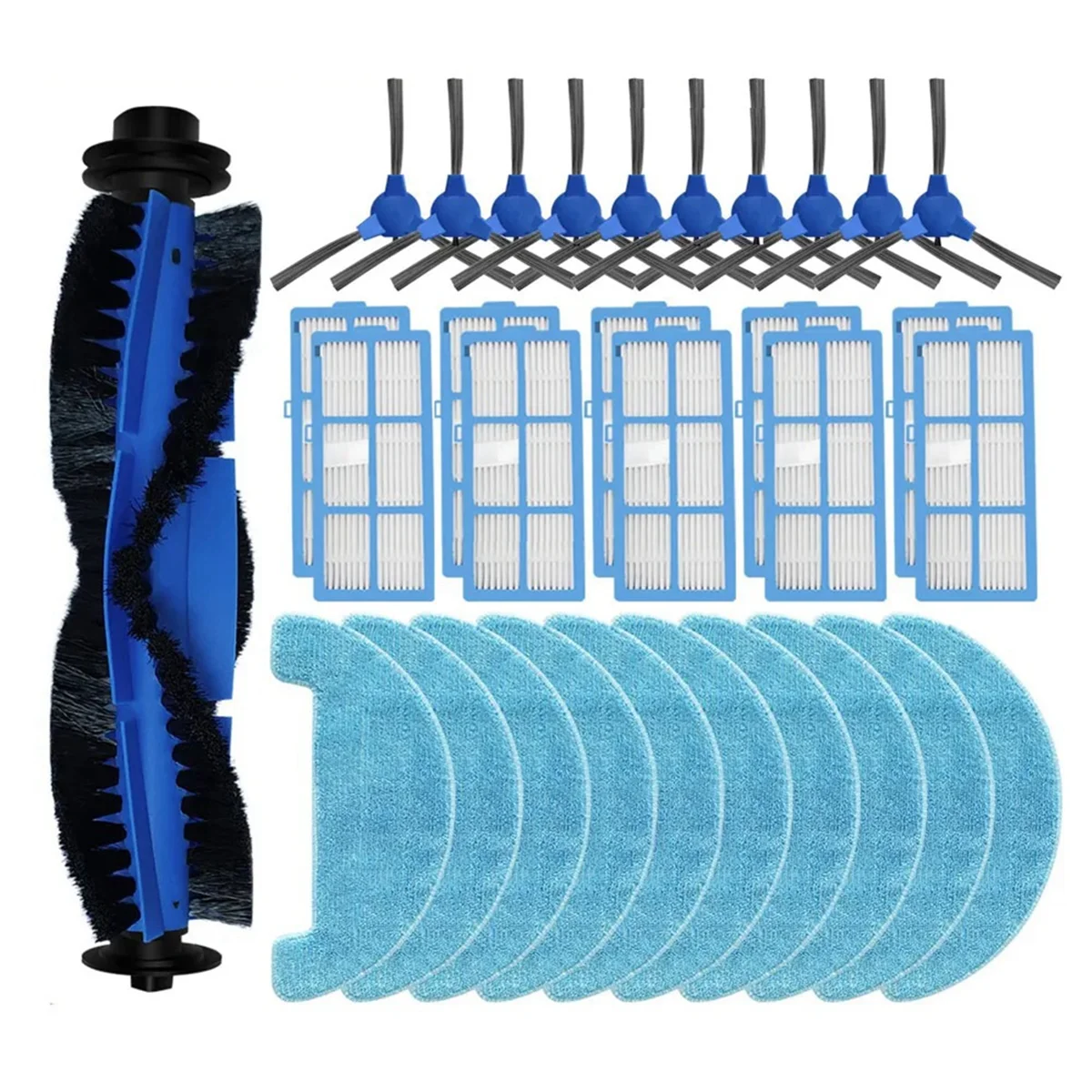 Насадка на швабру для робота-пылесоса PVCR 3200 IQ Home Аква-роликовая щетка фильтр НЕРА