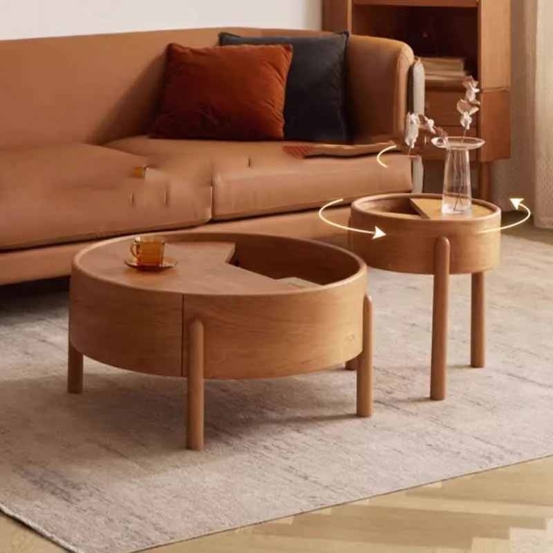 Водонепроницаемый милый кофейный столик деревянное хранилище уникальный