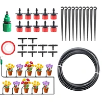 garden irrigation drip system micro drip plant watering system kit automatic irrigation equipment set for garden bed patio lawn