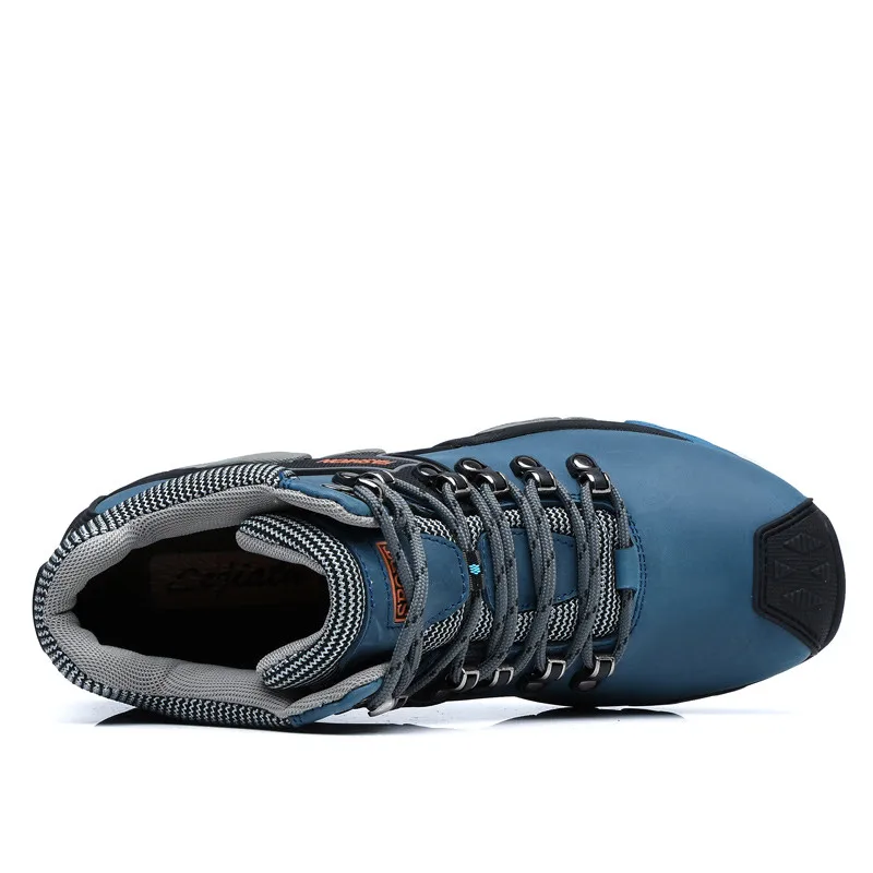 Genuine Leather Men's Hiking Shoes Outdoor High top Hunting Boots Men Top quality Comfortable Trekking Boots Men Tactical Shoes