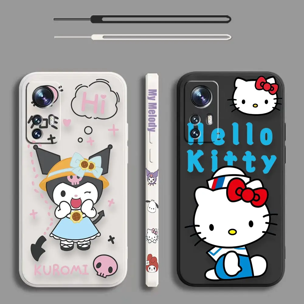 

Cute Kuromi Kitty My Melody Anime Case For Xiaomi 13 12T 12 11 11T 10 10T 10S 9SE 9 CC9 8SE 8 A3 Lite Pro Ultra Tpro Cover Funda