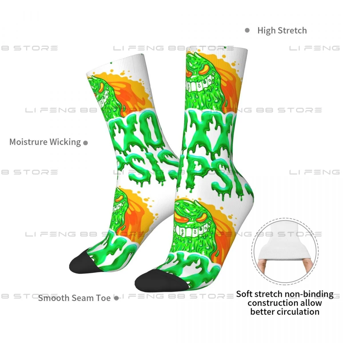 Носки Rapper Feid музыкальный альбом Ferrxxo Calipsis Nitro Monster Мужские Женские носки для