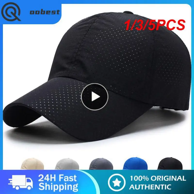 

1/3/5PCS Balight Ultra-slim Summer Caps Quick-Drying fabric Summer Unisex Women Man Quick Mesh Running Hat Bone