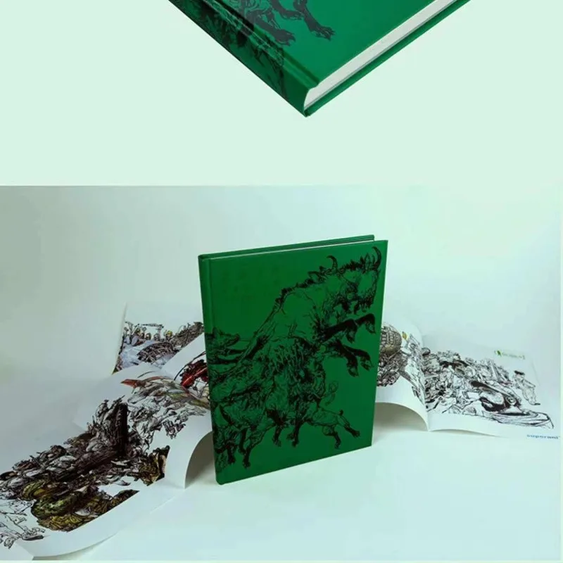 Фото Корейский художник Ким Джунг Gi's Artbook 2018, рабочая коллекция, рукописи, рисунки, тетради, человеческая фигура, перспектива №4