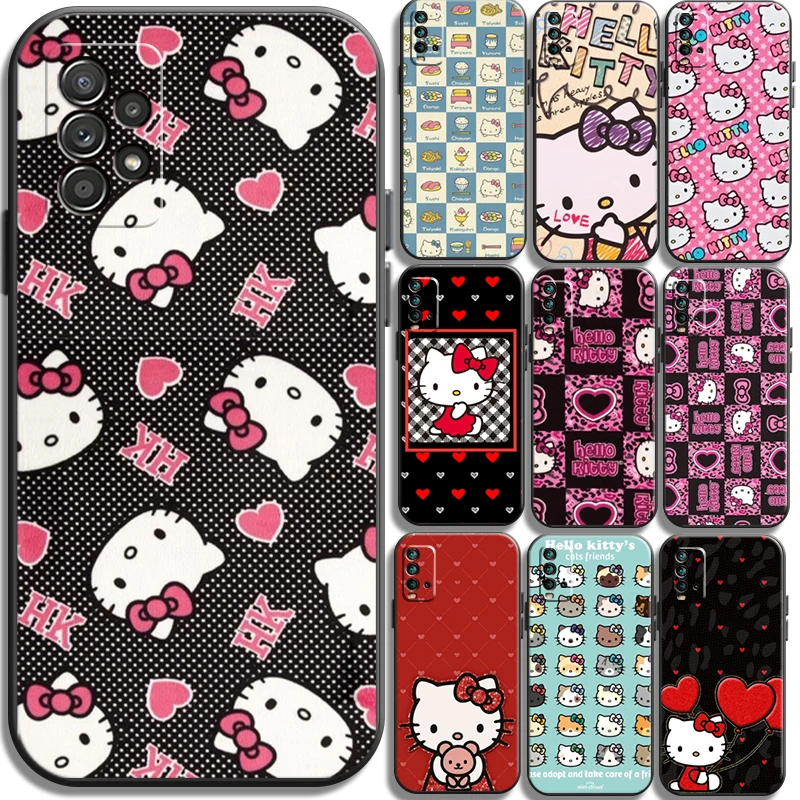 

TAKARA TOMY Hello Kitty Phone Cases For Xiaomi Redmi K40 Gaming K40 Pro K30 Pro K40 Pro Plus Redmi K20 K30 Carcasa Soft TPU