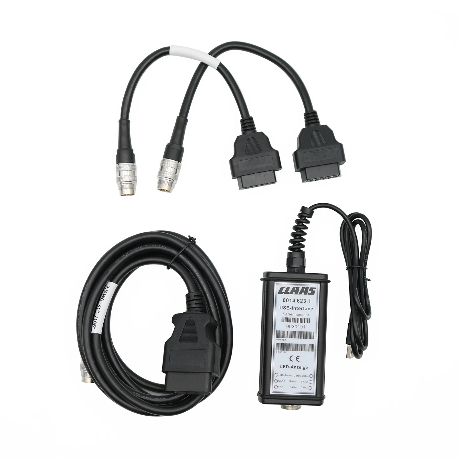 Новый диагностический сканер сельскохозяйственной техники Claas Canusb Cds 7.5.1 Metadiag Webtic