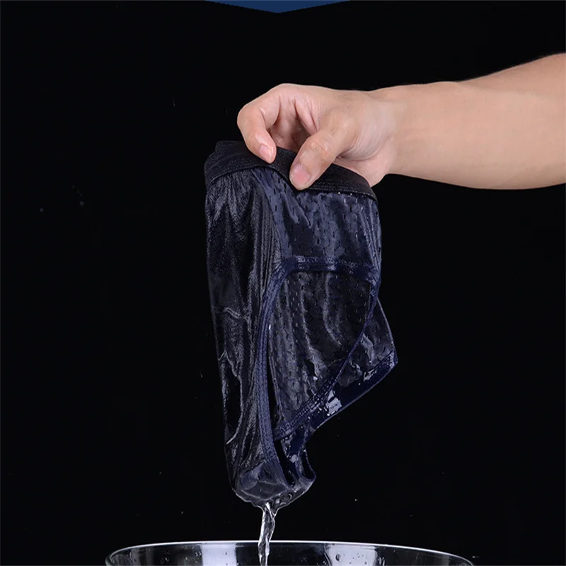 Men's Underwear Antibacterial Moisture Absorbent Elastic Waistband Male Breathable Sexy Panties Man Boxer Plus Size BoxerShorts