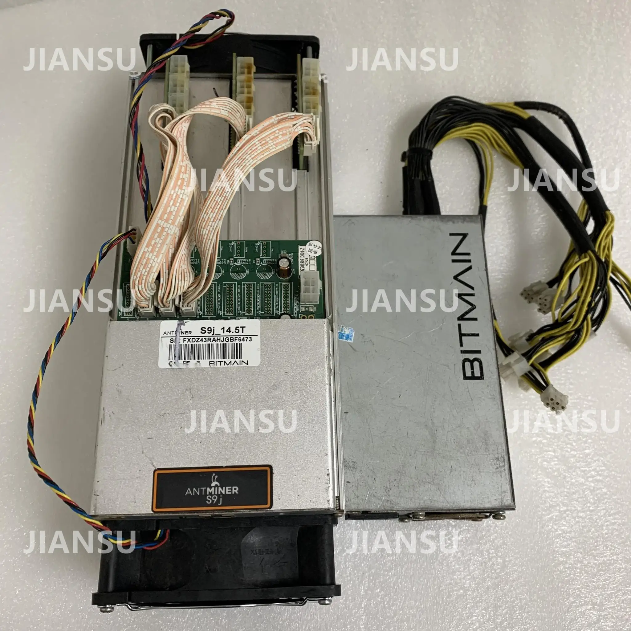 Новинка 80% AntMiner S9i S9j 14 5 T BITMAIN с блоком питания Bitmain Майнер Asic Btc BCH Antminer 13 T9 T15 S15 m3 |