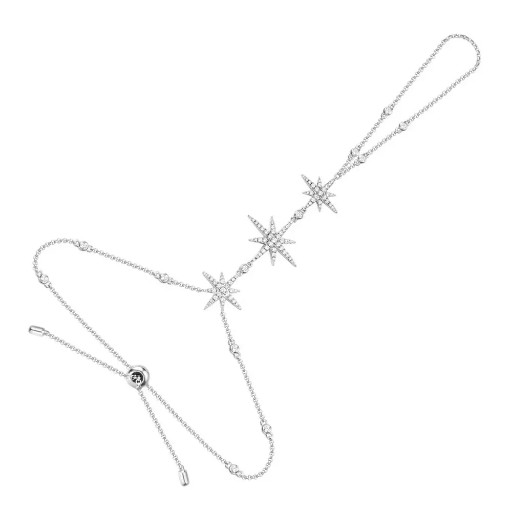 RP S925 Стерлингового Серебра Метеор Регулируемый Браслет Классическая Мода