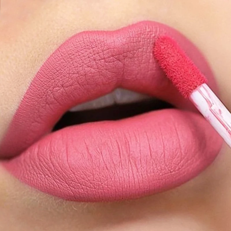 

Waterproof Matte Velvet Lip Gloss Lip Glaze Long Lasting Non-stick Cup Not Easy To Fade Lipgloss Liquid Lipstick Makeup Cosmetic