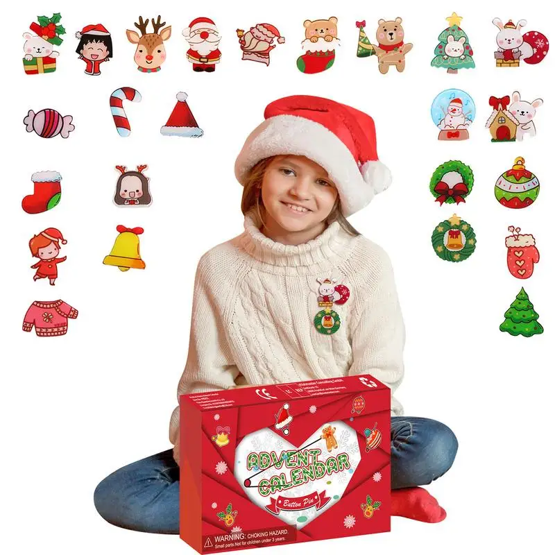 

Advent Calendar Brooch Calendar With Creative Surprise Game Interactive Advent Calendar Toy For Developing Patience Countdown