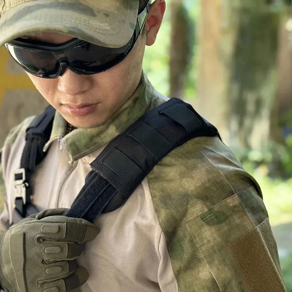 1 шт. тактический жилет наплечный ремень удобная подушка нейлоновая сетка