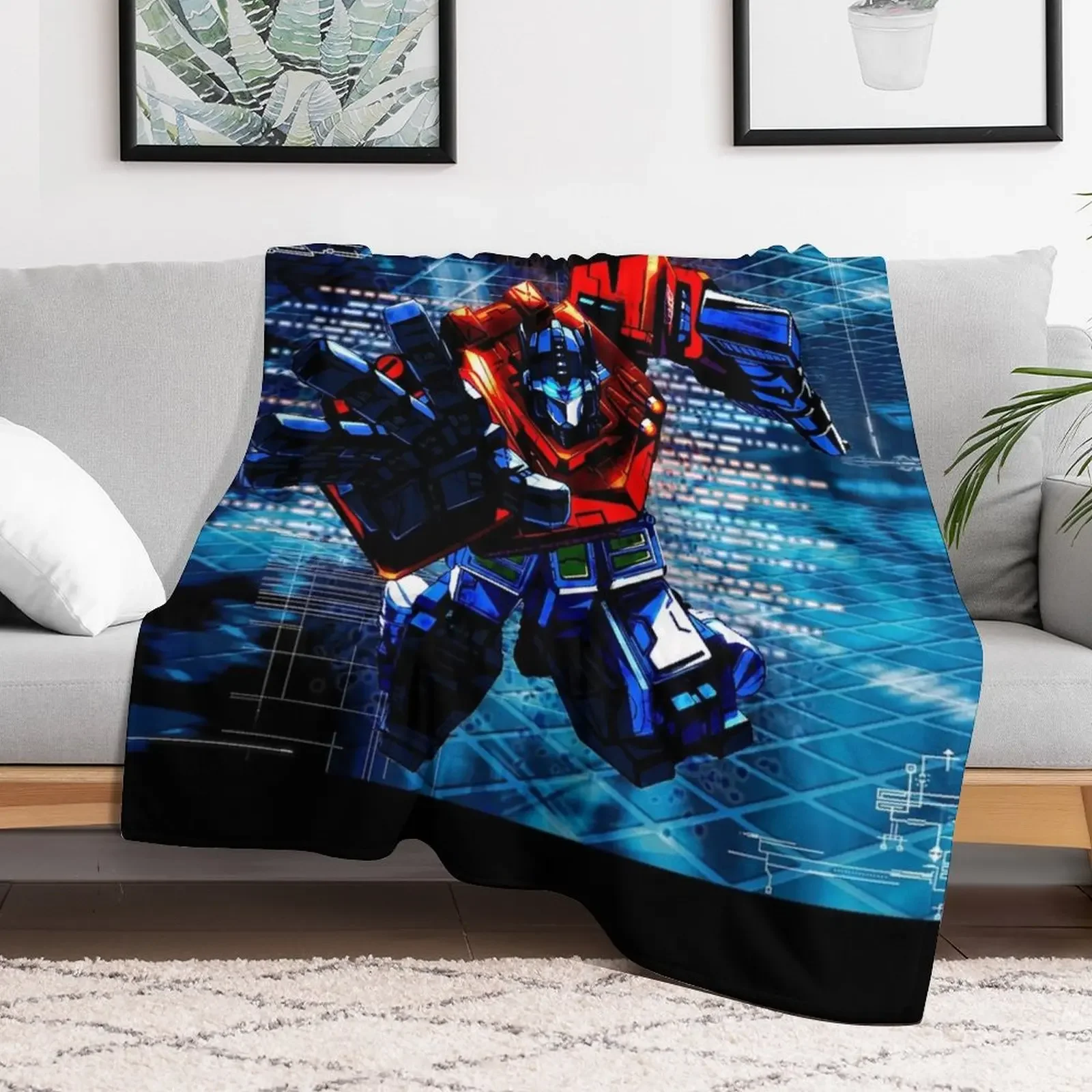 Одеяло Transformers Optimus Prime для пикника многофункциональные персонализированные