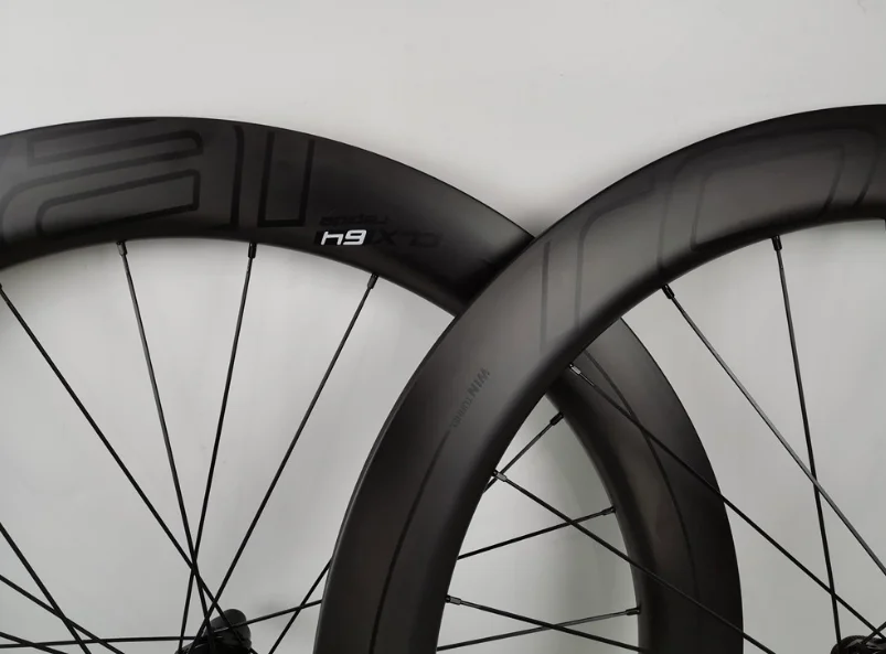 

carbon frame high quality road bike wheels ultra light 700C Disc brake carbon wheels UD matte black glossy customize logo