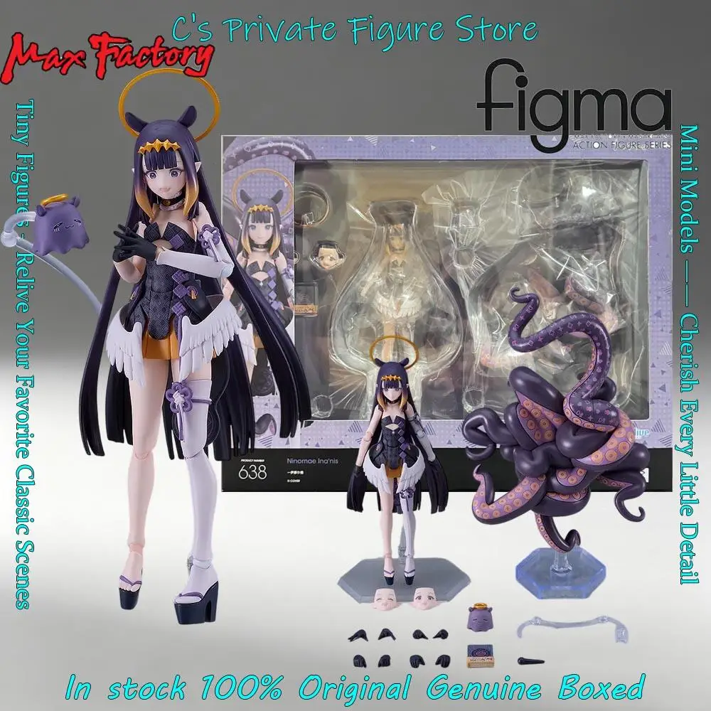 Фото Горячая распродажа! В наличии! Фигурка Max Factory Figma Hololive Ninomae Inanis. Аниме-модель. Подарок. №1