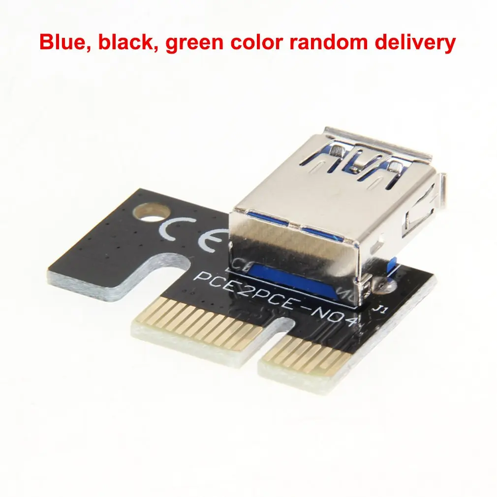 

Mini USB3.0 Graphics Card Riser Card PCI-E 1X To 16X Mining Extension Adapter Mining Extender Mining Accessories