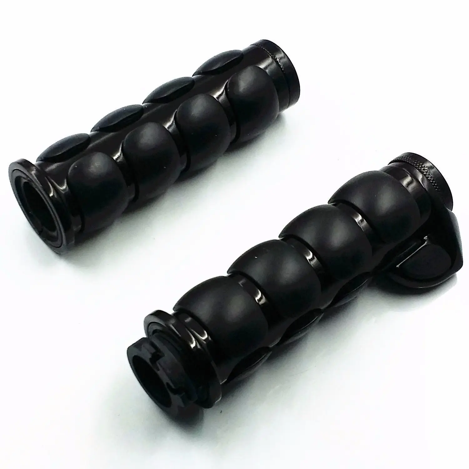 

Black 1" Handlebar Hand Grip Throttle Boss Cruiser Big Dog Chopper For Cafe Racer XL