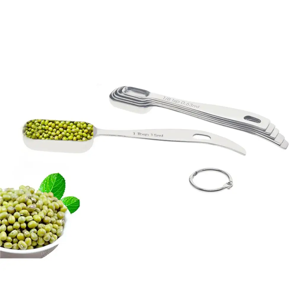 

6/13pcs Kitchen Measuring Tools Spoon Set Stainless Steel Spice Baking Cooking Measuring Spoons Tea Coffee Measure Cup