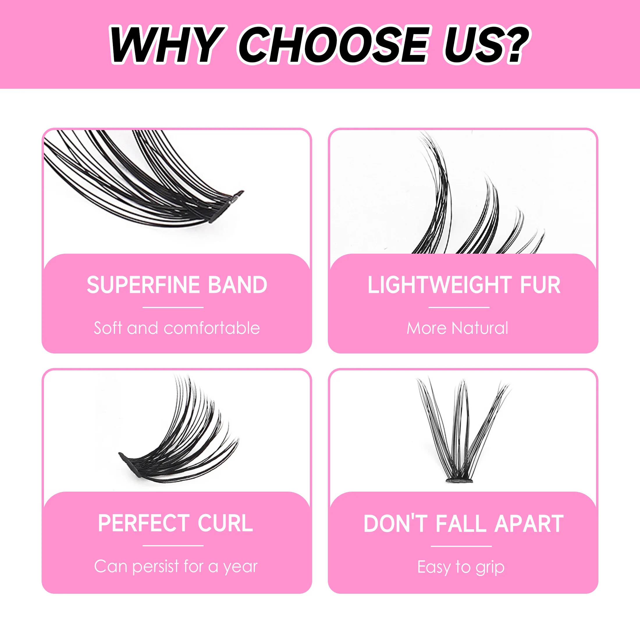 Набор Для Наращивания Ресниц 320 Шт.