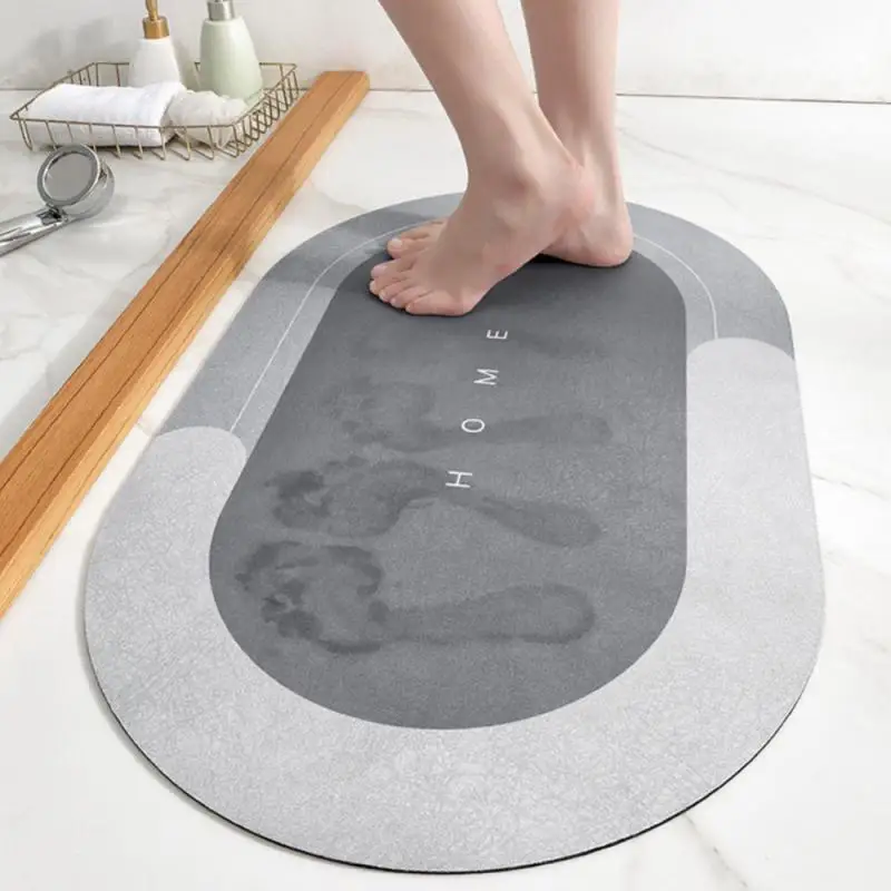 

Super Absorbent Home Bath Mat Carpet Non-slip Bathroom Kitchen Floor Mats Home Living Room Entrance Door Mat Decor Washable Rug