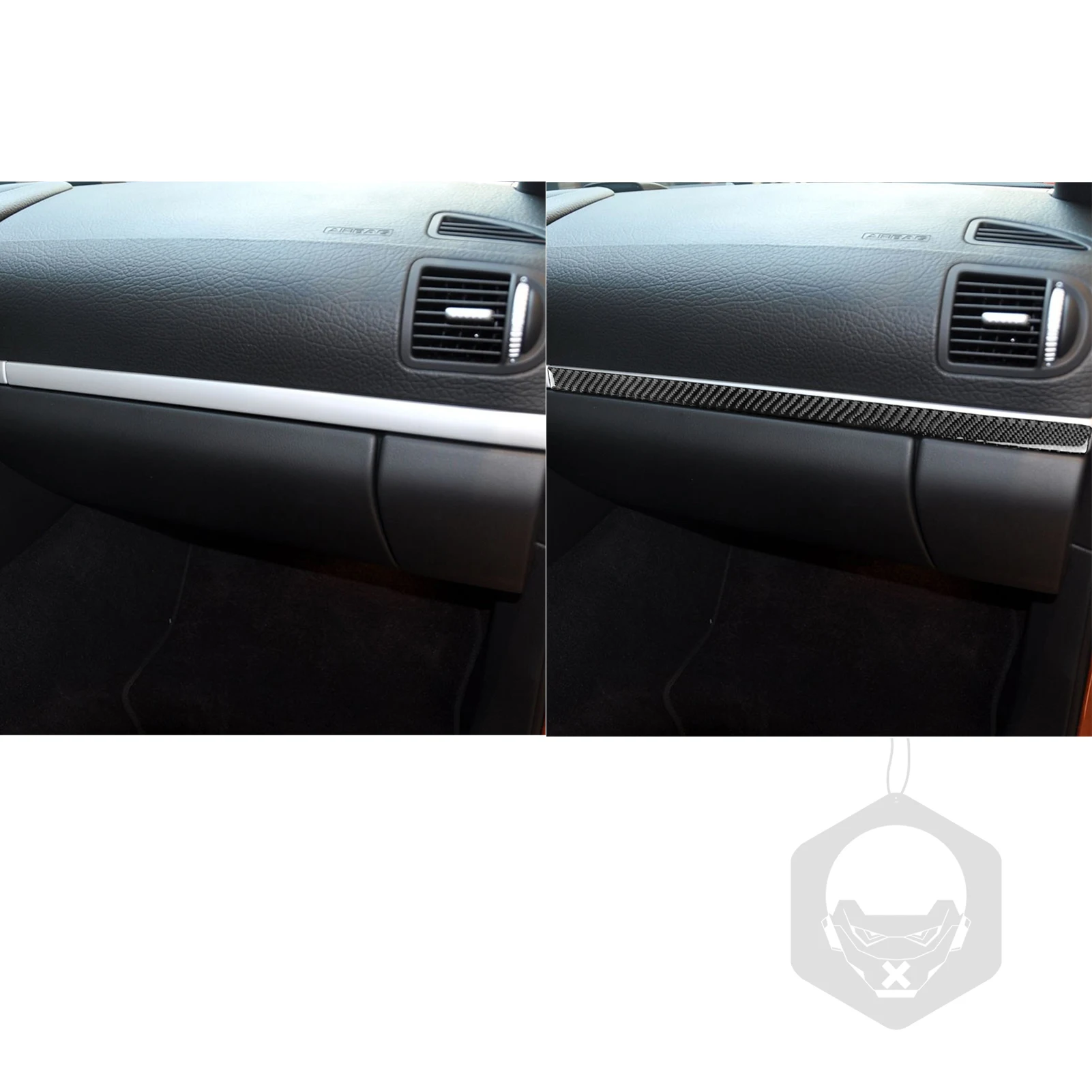 Для Porsche Cayenne S GTS Turbo 2003-2010 углеродное волокно второго пилота приборной панели