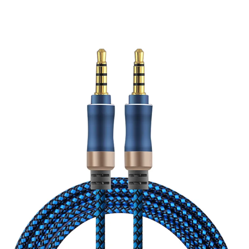 3.5 мм аудио кабель с разъемом Jack для подключения динамиков к автомобилю, наушникам, удлинительный кабель для мобильного телефона и компьютера.