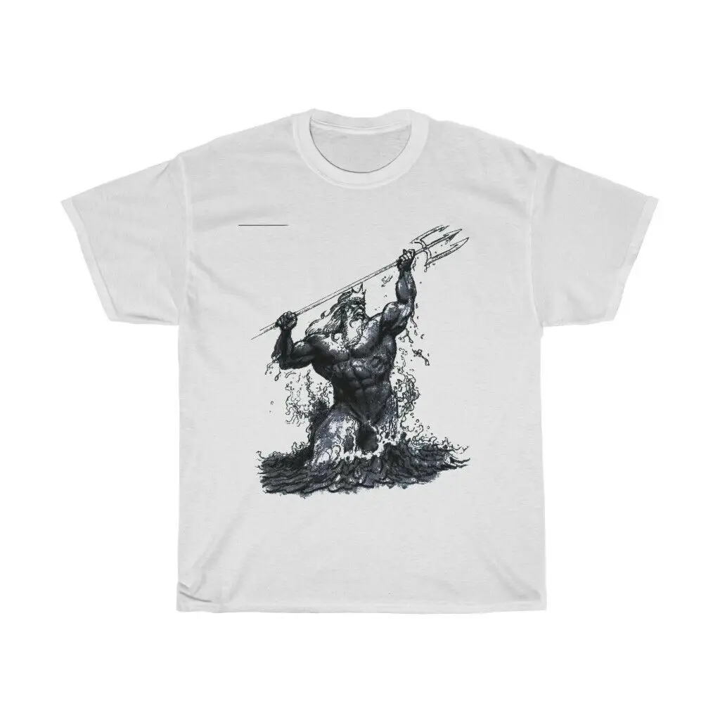 Футболка Poseidon рубашка для океана с изображением короля моря греческой мифологии