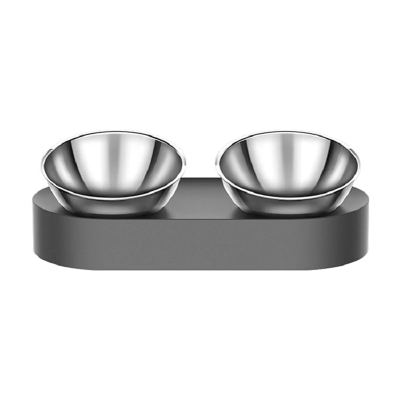 

Adjustable Pet Cat Bowl Rack Non-Slip Cat Tray Tilt Slow Feeder