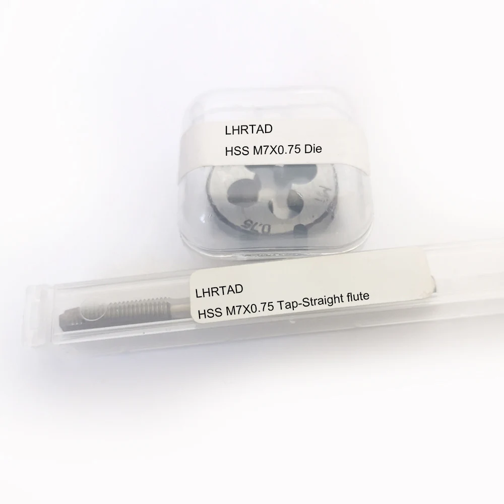 2 шт. ручной круглый штамповочный кран и штамп из быстрорежущей стали Метрическая резьба Метчик заглушка кран и набор штампов M7 M7X1 m7x0. 75 m7x0. 5 метчики с прямыми канавками
