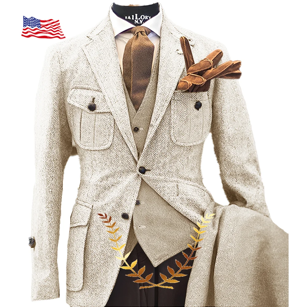 Рисунок 5 - Мужской костюм в елочку