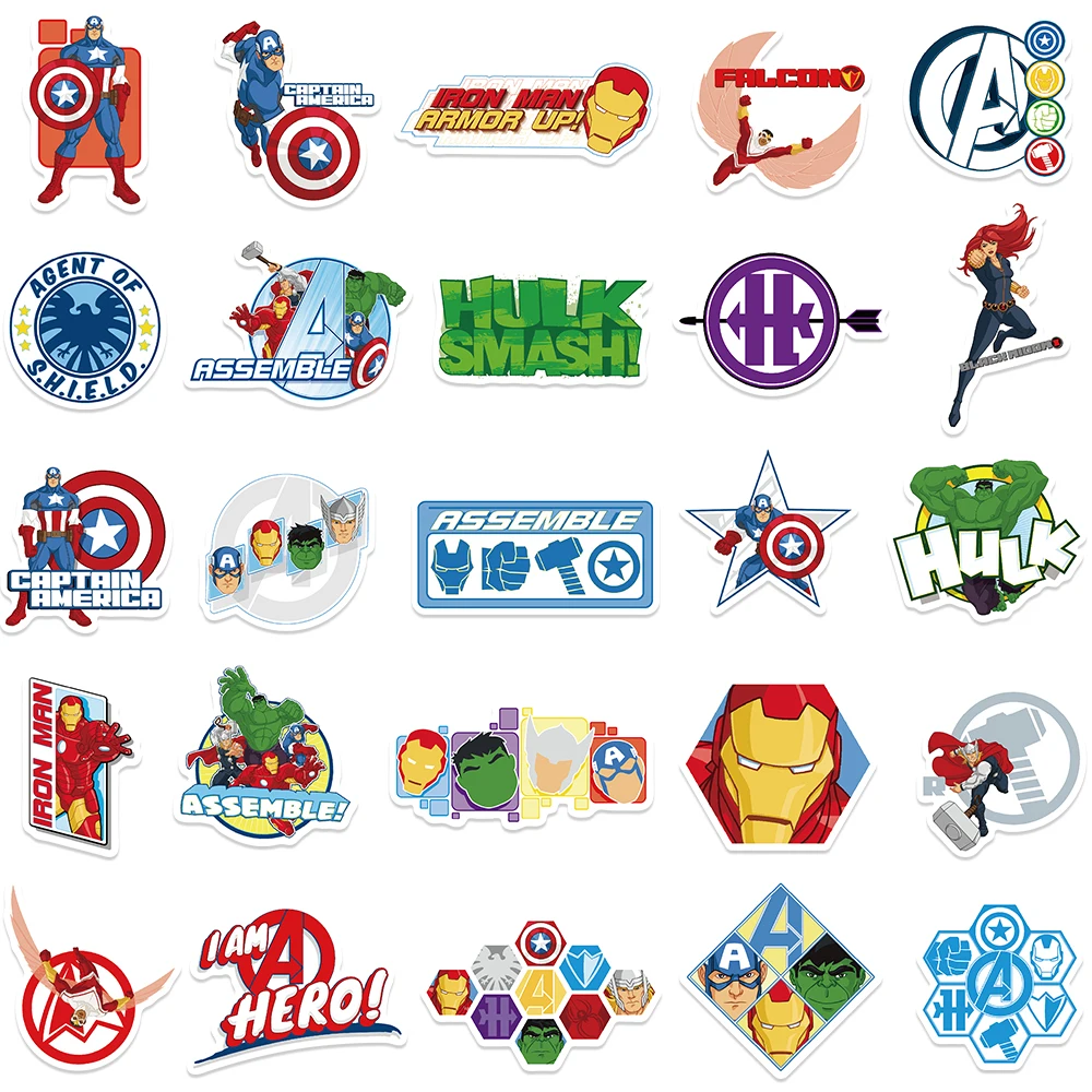 50 шт. детские наклейки для скейтборда ноутбука мотоцикла гитары