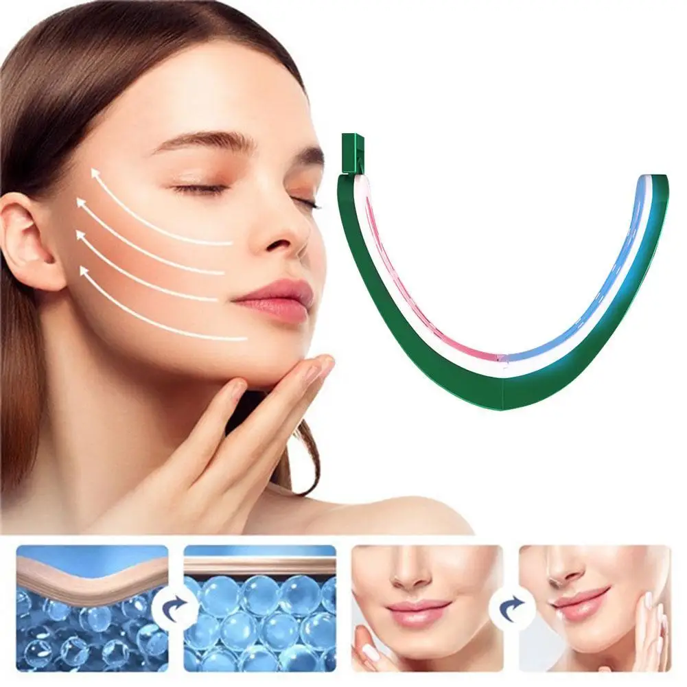 Электрический лифтинг для лица микро-токовый V-образный Массажер придания формы