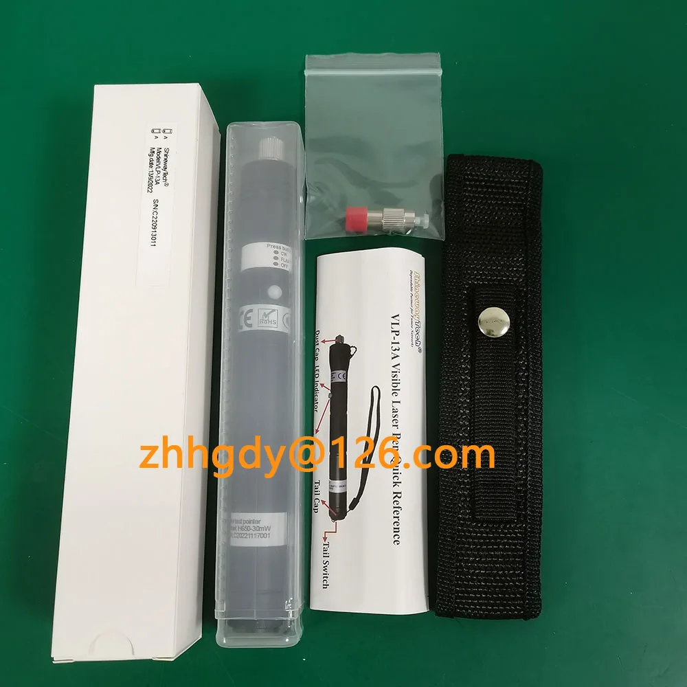 Visual Fault Locator 50mw Fiber Optic Cable Fault Detector  Laser Light Source Pen 30mW 40mW
