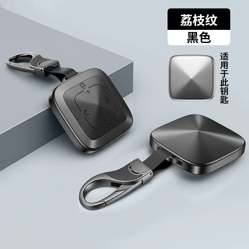 

Для Zeekr 001, чехол для ключей из алюминиевого сплава, Bluetooth Intelligent Entity 009 X, автомобильный аксессуар, чехол с пряжкой, сумка, брелок для ключей