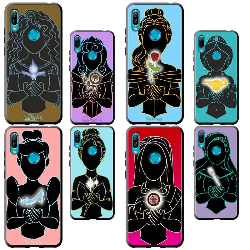 

Disney pretty princess For Huawei Y5P Y5 Y6S Y6P Y6 Y7A Y7P Y7 Y8S Y8P Y9S Y9 2018 Prime PRO 2019 2020 Black Silicone Phone Case