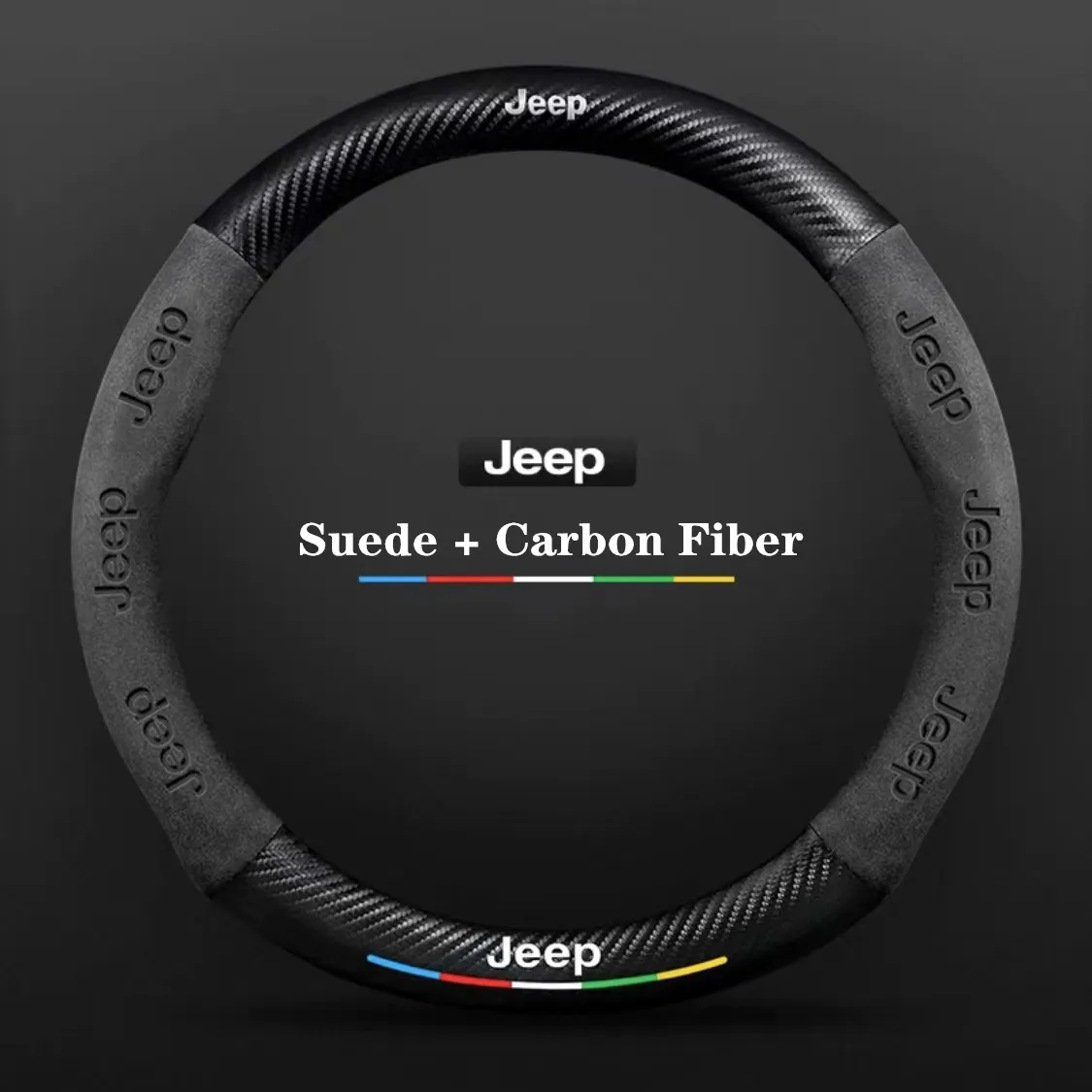 

Автомобильные чехлы на руль, аксессуары для Jeep Wrangler JK Patriot Commander Gladiator Renegade Grand Cherokee Compass Wagoneer