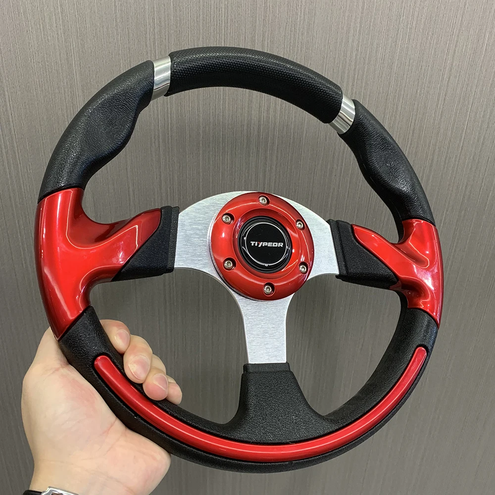 TIYPEOR 13 дюймов 320 мм универсальный PU Racing Sport модифицированный игровой руль Sim для