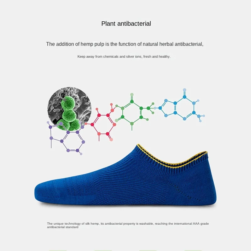 5 pairs of men's cotton socks fashion breathable deodorant men's comfortable solid color casual ankle socks men's street fashion