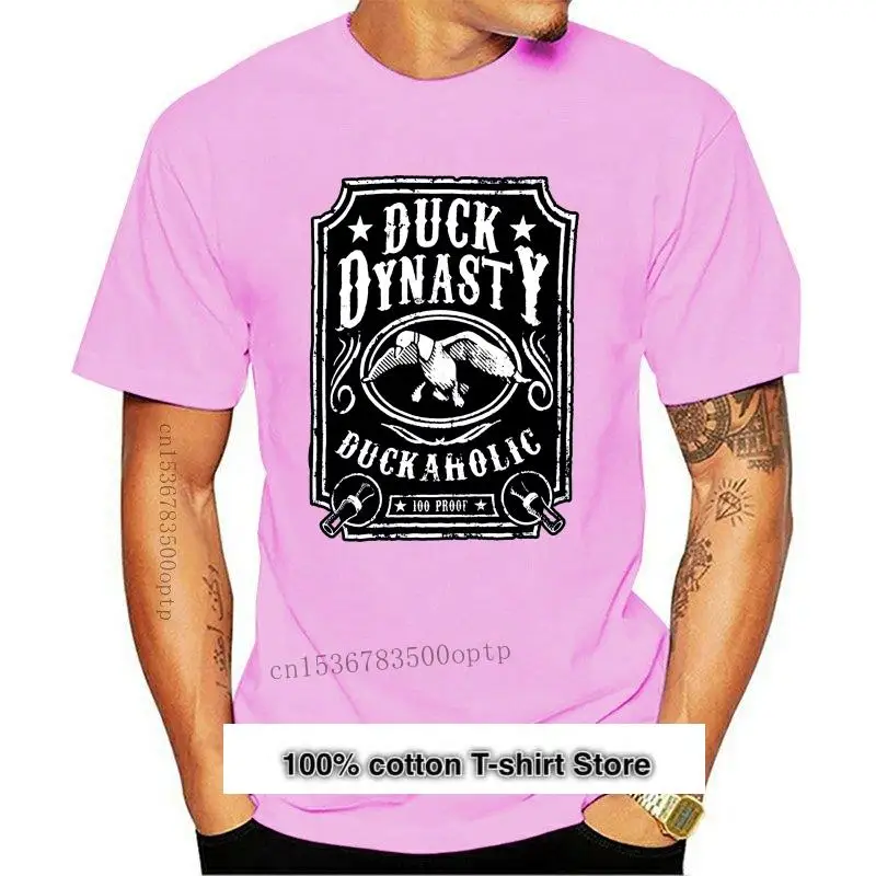

Camiseta de algodón de manga corta para hombre, ropa de la Dynasty de pato, etiqueta, nueva