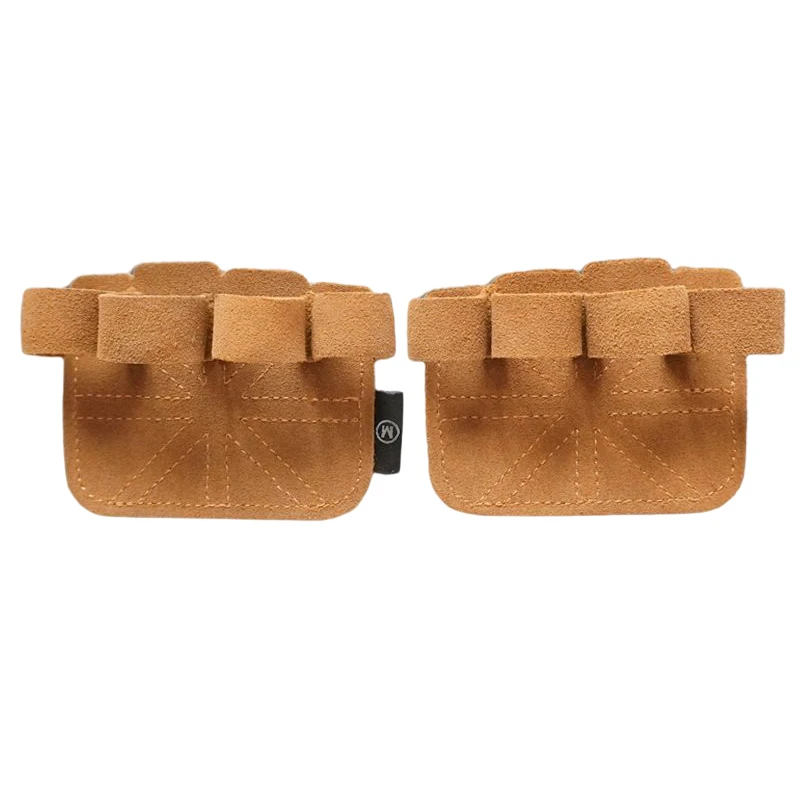 

1 Pair Leather Gymnastics Hand Grips For Weight Lifting Pullups Pads Workout Hand Protector Gym Grip Gloves New Ergonomic Design